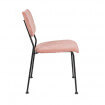 Chaise sixties tissu rose