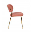 Chaise tendance or rose