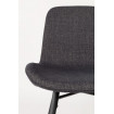 CURVE - Dark grey design chair
