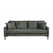 HOUDA - 3 seat grey sofa