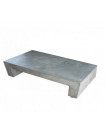 BETON U - Rectangular concrete coffee table