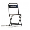 Black Folding Steel chair