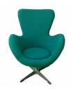 COCOON - Lagoon blue Design armchair