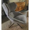CARLTON - Modern armchair in velvet