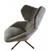 CARLTON - Modern armchair in velvet