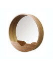 ZEN - Miroir en bois de bambou naturel