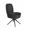 DUSK - anthrazitfarbener Design-Stuhl von zuiver