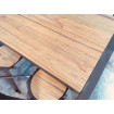 Tavolo Nevada con piano in legno naturale