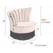  Fauteuil Flair- Dimensions