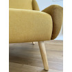 Ochre two tone arm chair Floride