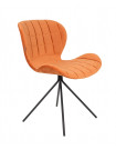 OMG - Orange velvet design chair