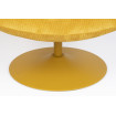 Pied fauteuil Bubba jaune