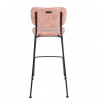 Pink Velvet bar chair Benson 