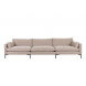 SUMMER - Cómodo sofá de 5 plazas en tejido beige L335