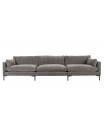 SUMMER - Large comfortable sofa 335 cm grey