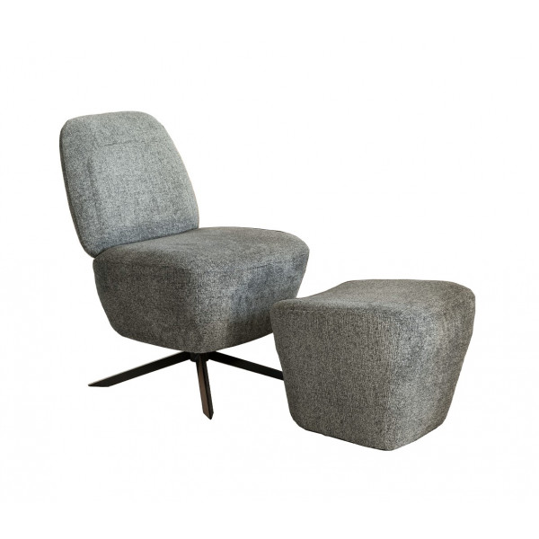 Dusk - Light grey Lounge chair