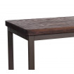 NEVADA - Mesa de comedor de madera maciza de 120 cm 