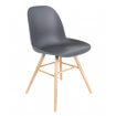 Design-Stuhl Zuiver grau