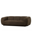 WOOLY - Natural sofa L227 cm green/brown