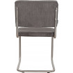 Grey rib Ridge chair by Zuiver