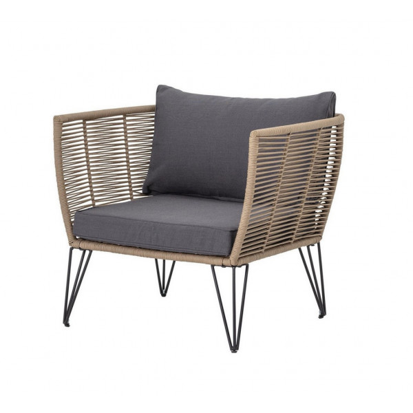 MUNDO - Brown outdoor lounge chair