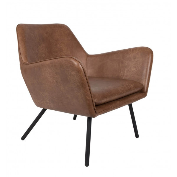 Vintage Brown Alabama lounge chair