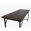 VINTAGE - Brown folding table