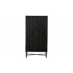 BEQUEST - Mueble alto de almacenamiento en madera negra
