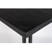 ZEMA - Table Bistrot bois noire 75
