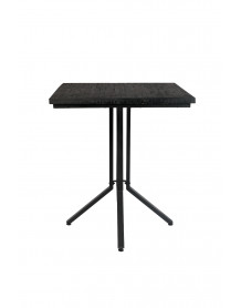 ZEMA - Table comptoir bois noire 75