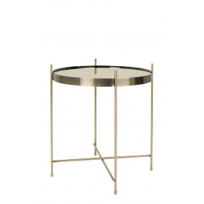 CUPID - Table basse de salon en métal gold