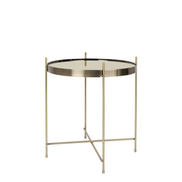 CUPID - Table basse de salon en métal gold