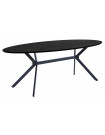 BRUNO - Table ovale L220
