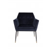 KATE - Blue Velvet armchair
