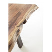 ROBIN - Table basse de salon en bois marron détail