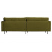RODEO - Olive green velvet sofa