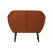 ROCCO - Rust velvet armchair