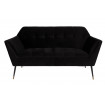 KATE - Black Velvet sofa