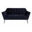 KATE - Deep blue Velvet sofa