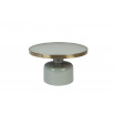 GLAM - Table basse ronde vert D60