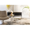 GLAM - Table basse ronde blanche D60 en situation