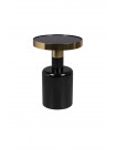 GLAM - Table d'appoint ronde noir