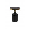 GLAM - Table d'appoint ronde noir 