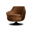 JADA- Sessel aus braunem Samt