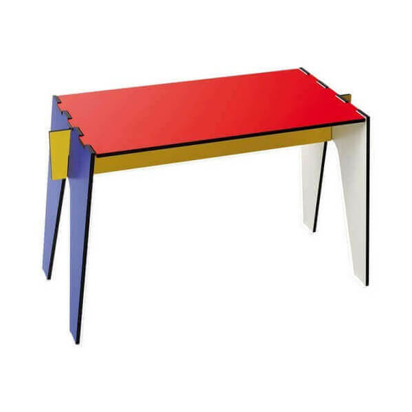 Table basse d'appoint design Mondrian 1734