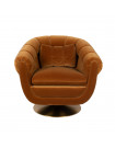 MEMBER - Brown lounge armchair