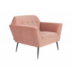KATE - Sessel aus rosa Samt