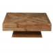 SQUARE - Table basse bois L 100