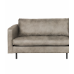 RODEO - 3-Sitzer-Sofa aus grauem Leder L275