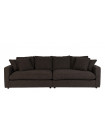 SENSE - 3-Sitzer-Sofa aus braunem Stoff